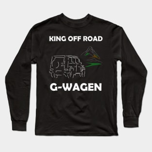 Mercedes G-Wagen Design - King off road Long Sleeve T-Shirt